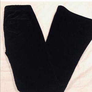 Black theory flare pants